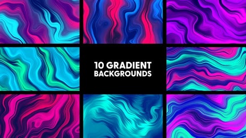 Videohive - Gradient Backgrounds 44440006