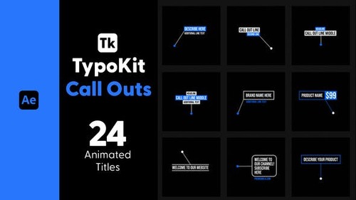 Videohive - Typo Kit Call Outs Titles for After Effects 44526405