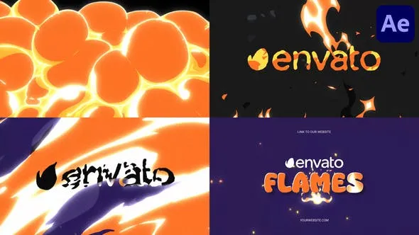 Fire Explosion Logo Opener for After Effects 51854309 Videohive