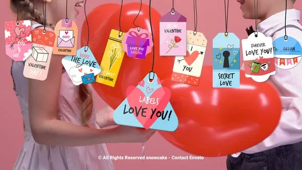 Labels Love You 51790823 Videohive