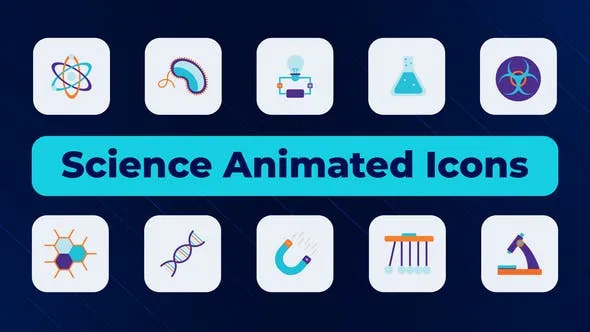 Science Animated Icons 51859217 Videohive